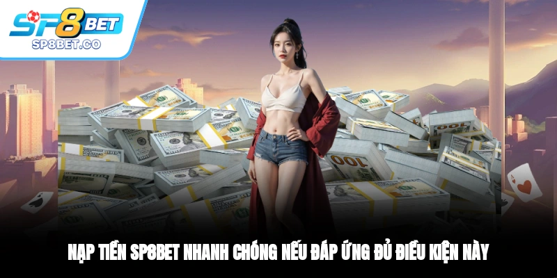 Nạp tiền SP8BET nhanh chóng nếu đáp ứng đủ điều kiện này