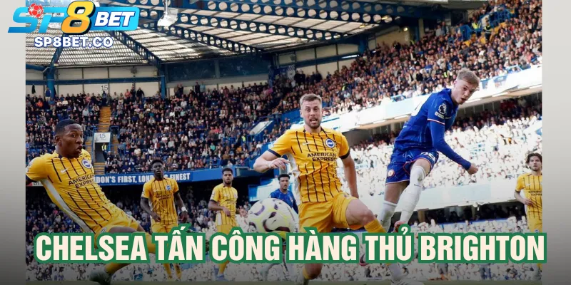 Chelsea tấn công trước hàng thủ Brighton